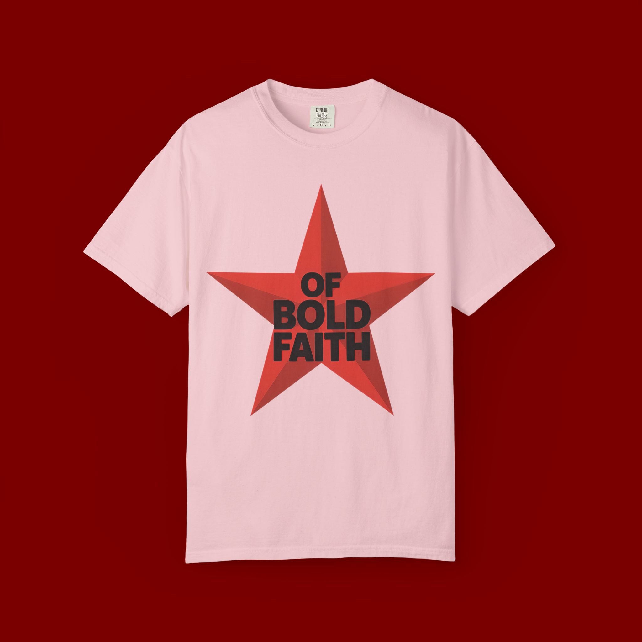 Bold Faith Star T-Shirt — "Of Bold Faith" Graphic Tee
