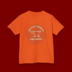 Kids Tee — "God Is My Strength and Power" Anvil & Anvil-Forge Christian Youth Shirt
