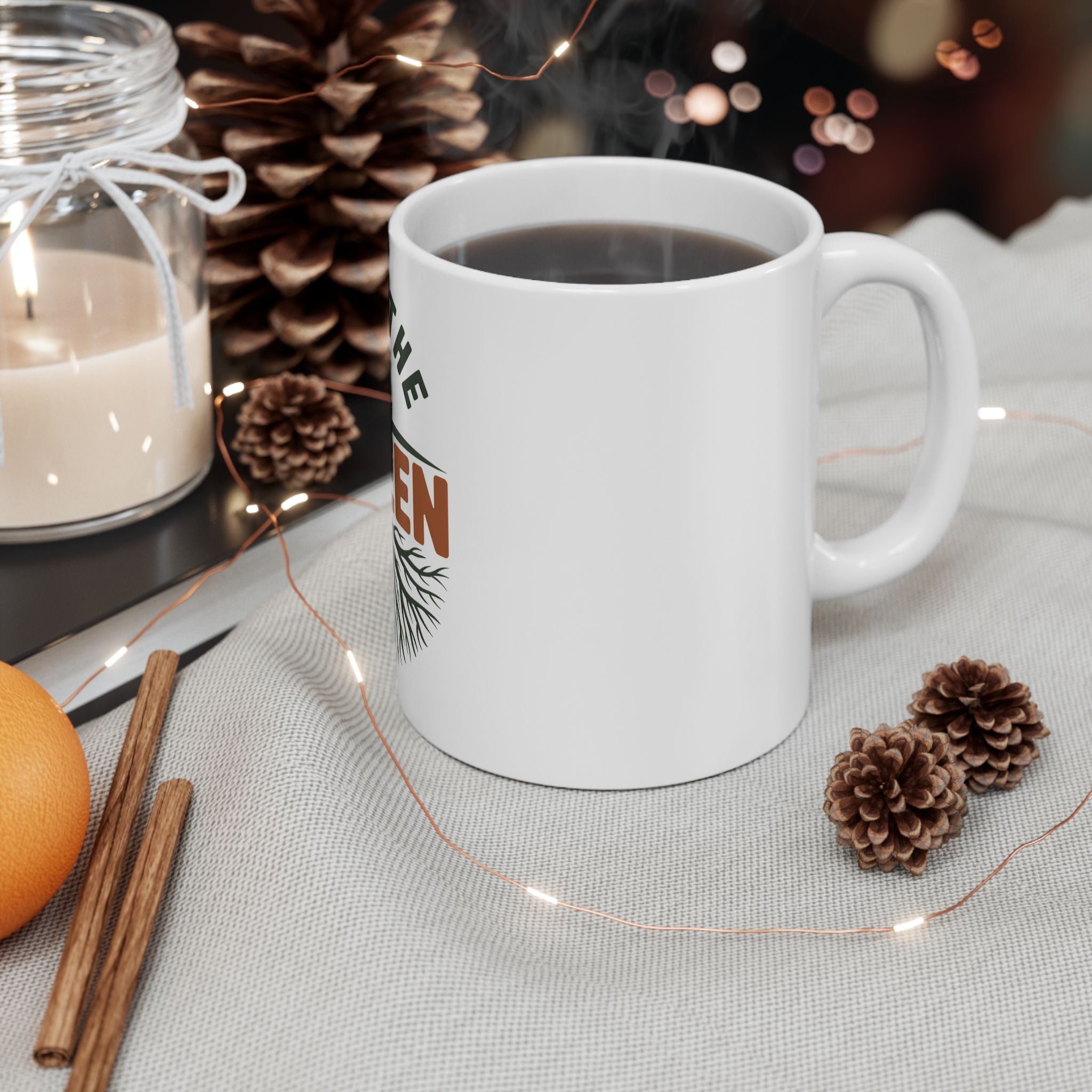 Trust the Unseen Ceramic Mug — Inspirational Tree & Roots Coffee Cup (11oz/15oz)