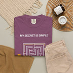 I Pray Maze T-Shirt — "My Secret Is Simple" Christian Faith Tee