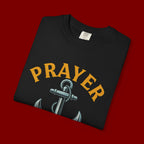 Prayer Anchor T-Shirt — "Prayer: The Most Powerful Weapon of a Believer" Christian Faith Tee
