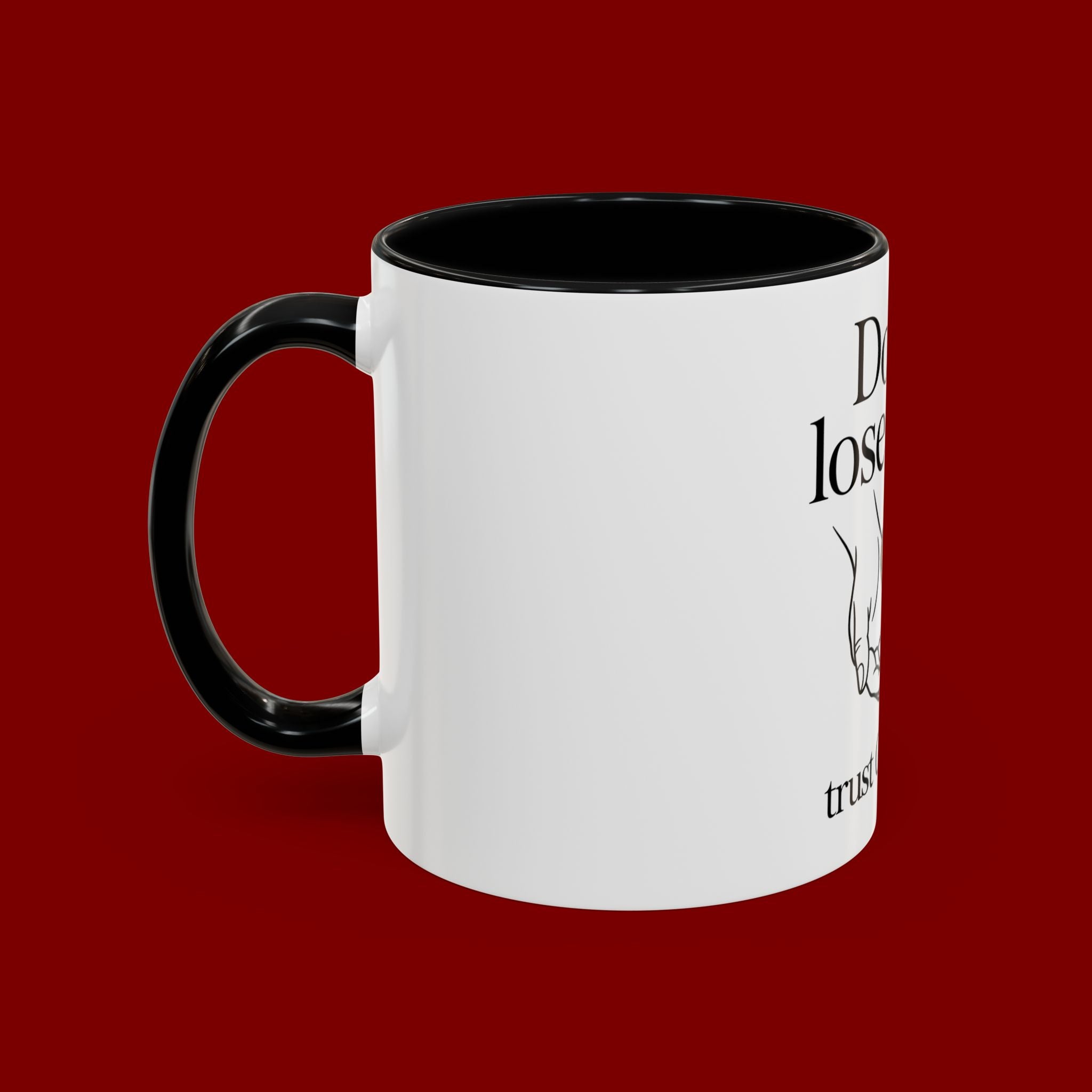 Do Not Lose Heart Accent Coffee Mug — Trust God’s Plan Inspirational Christian Mug