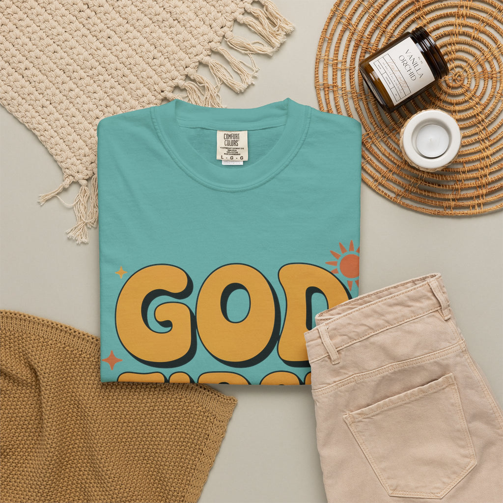 God First Bro T-Shirt — Retro Christian Faith Tee