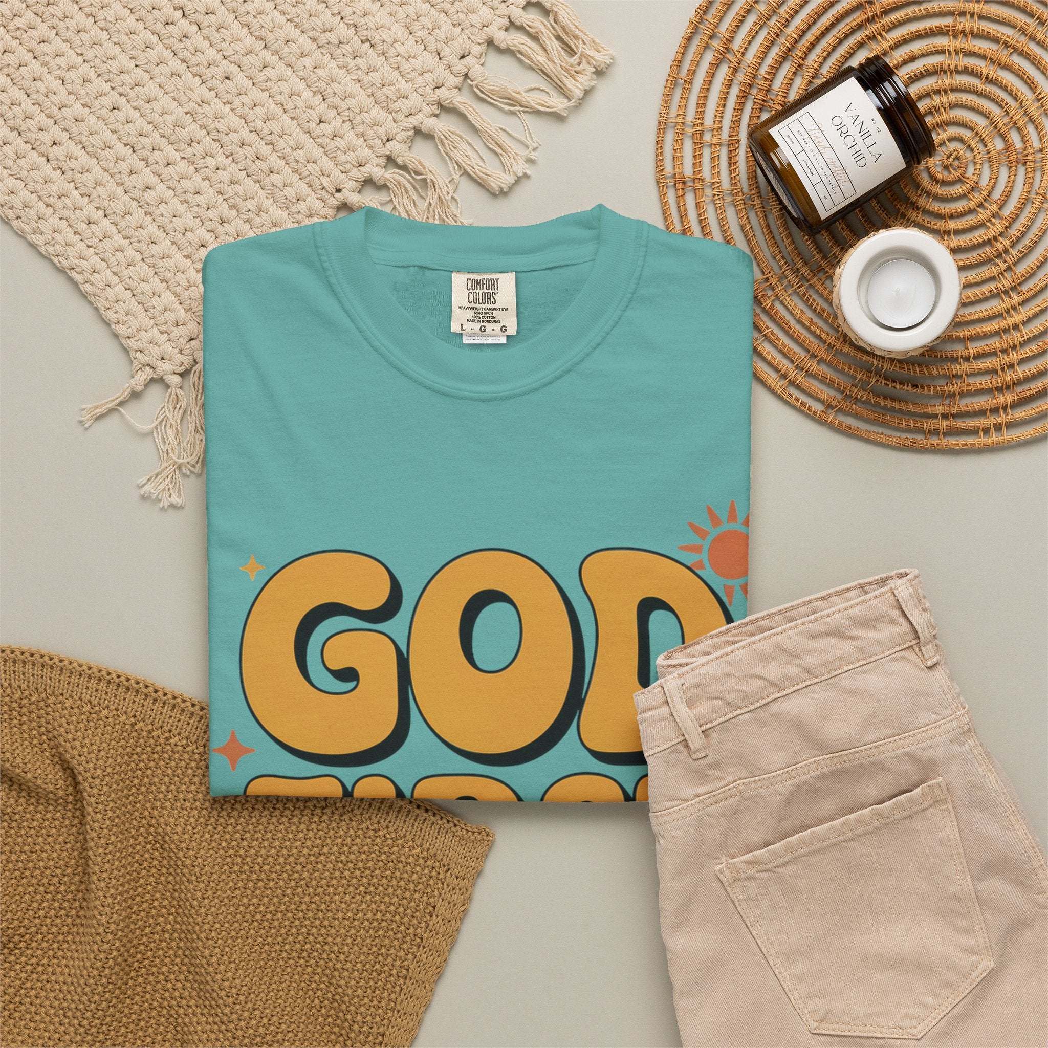 God First Bro T-Shirt — Retro Christian Faith Tee