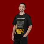 I Pray Maze T-Shirt — "My Secret Is Simple" Christian Faith Tee