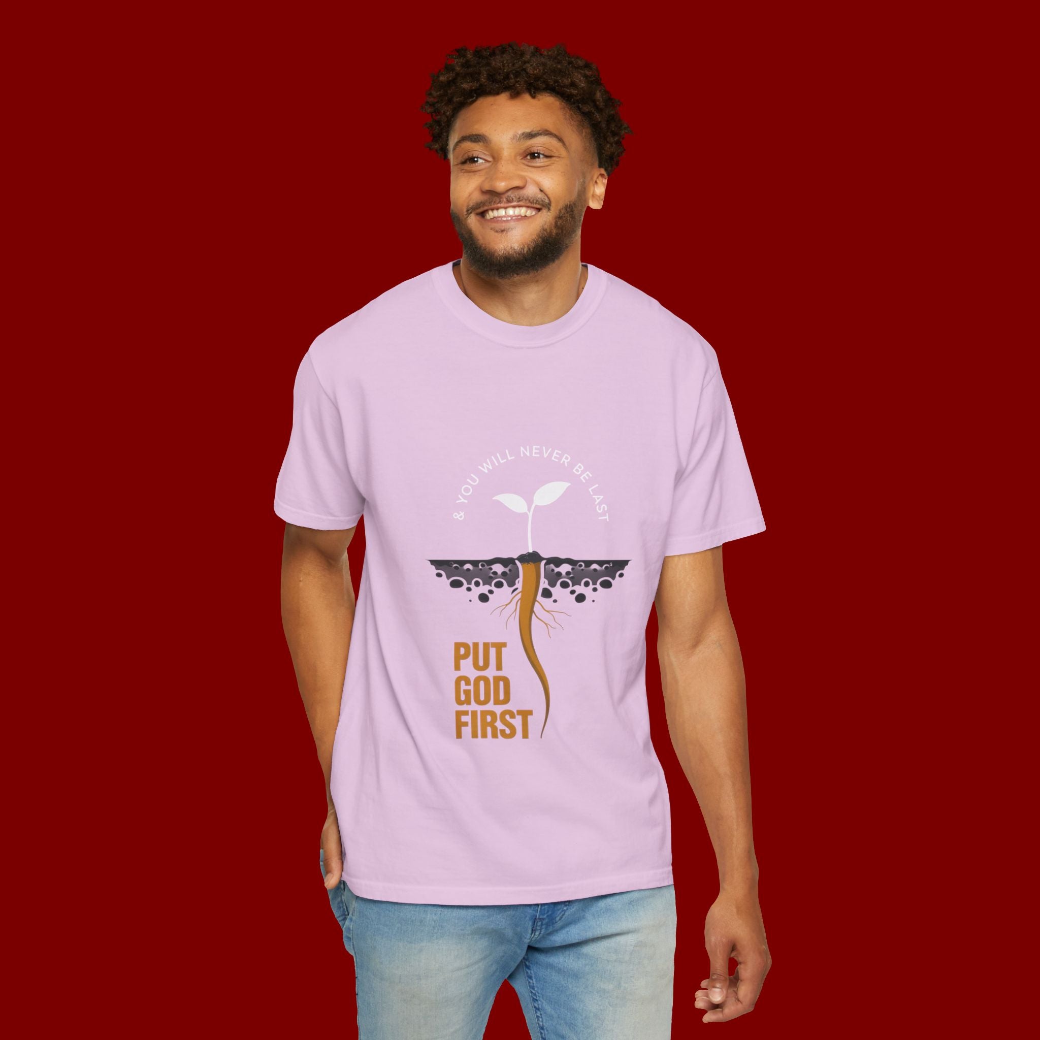 Put God First T-Shirt — Christian Faith Graphic Tee