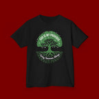 Kids Tee — "God Is My Provider" Tree of Faith Christian Shirt