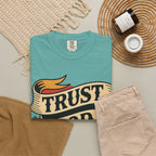 Trust God, Bro T-Shirt — Retro Ribbon Faith Tee