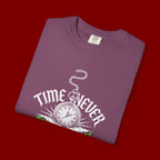Time Never Comes Again T-Shirt — Vintage Pocket Watch Graphic Tee
