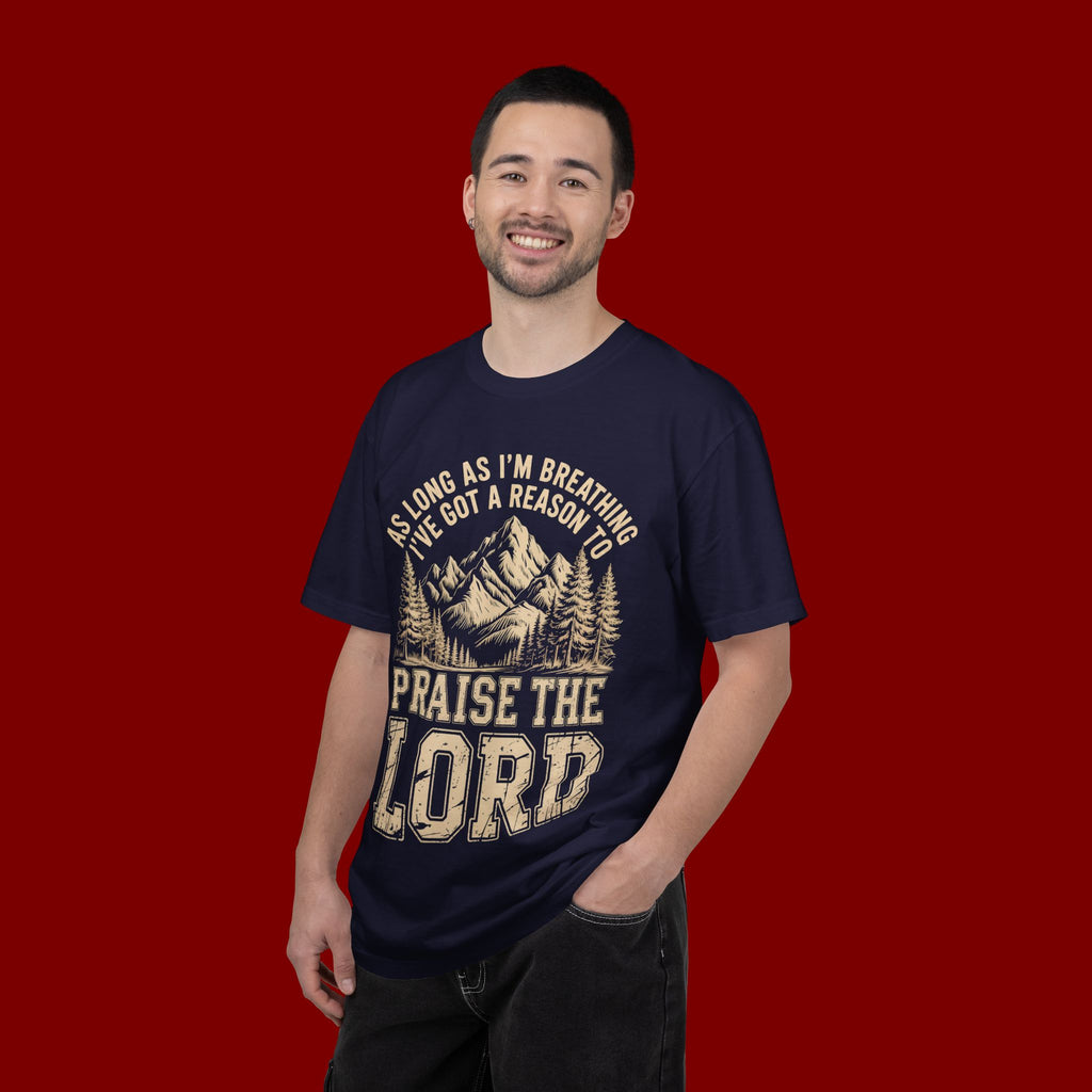 Praise the Lord Mountain T-Shirt — Christian Faith Outdoor Tee