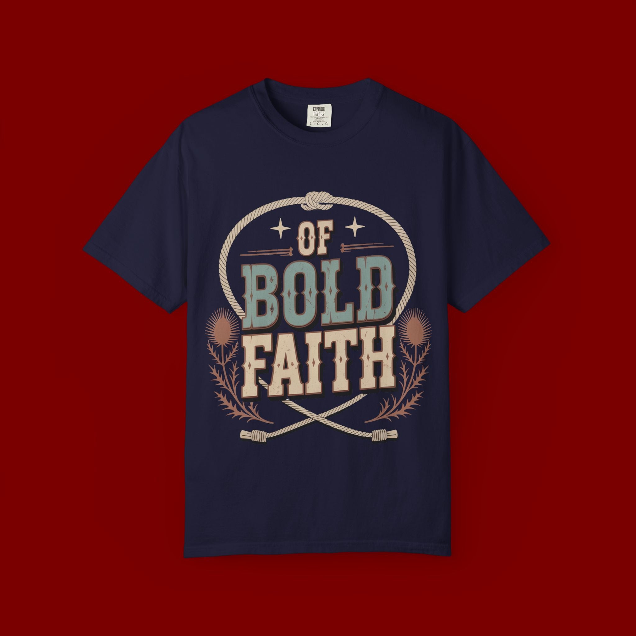Bold Faith T-Shirt — Vintage Faith Graphic Tee