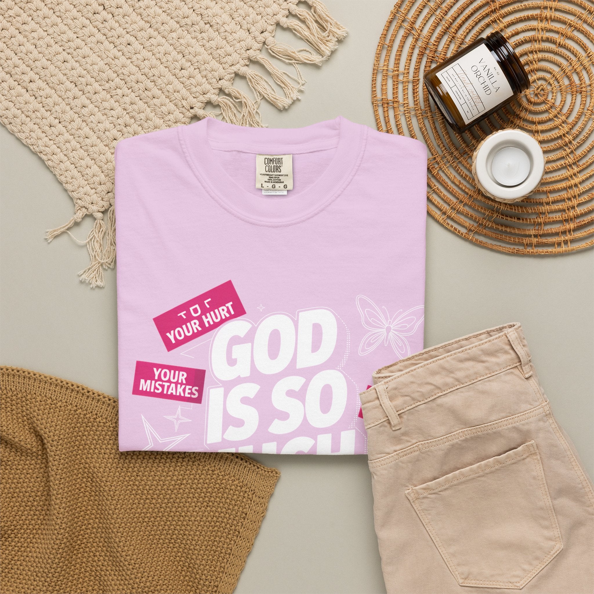God Is So Much Bigger Than T-Shirt — Inspirational Christian Faith Graphic Tee