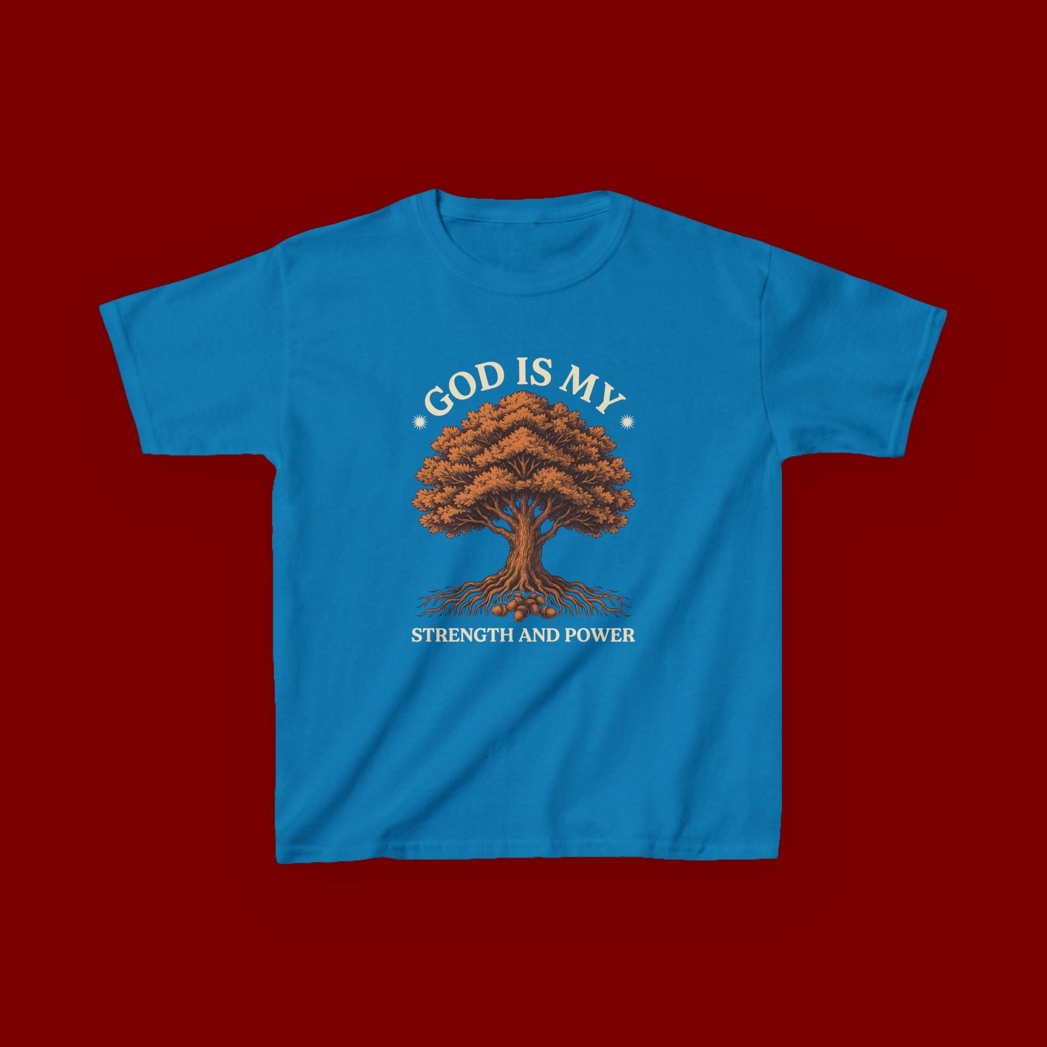 Autumn Oak Tree Kids T‑Shirt — Cozy Fall Nature Tee for Children