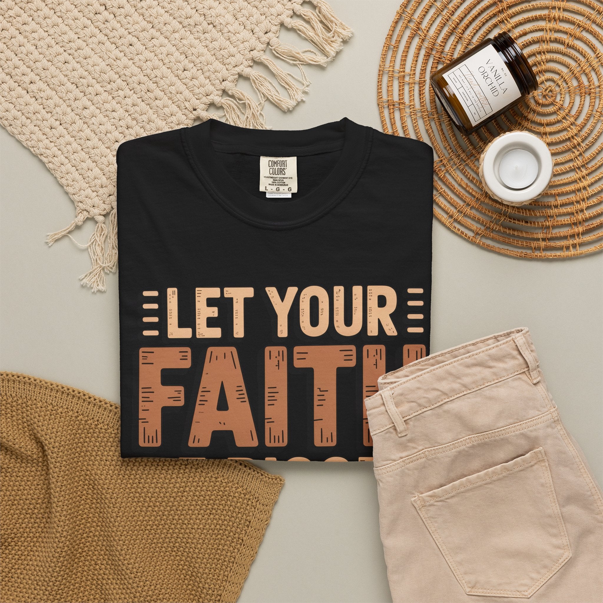 Faith Over Fear T-Shirt — Inspirational Christian Graphic Tee