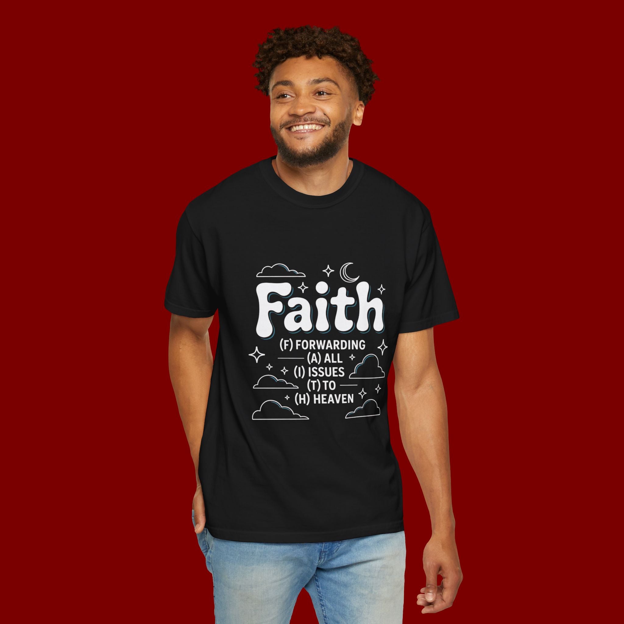 Faith Embossed T-Shirt