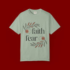Faith Over Fear T‑Shirt — Inspirational Christian Tee with 'faith' and 'fear' Design