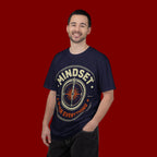 Mindset Over Everything T-Shirt — Positive Vibes Compass Graphic Tee