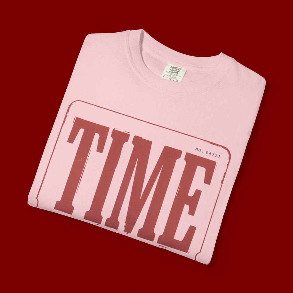 TIME Never Comes Again T-Shirt — Vintage Ticket Graphic Tee