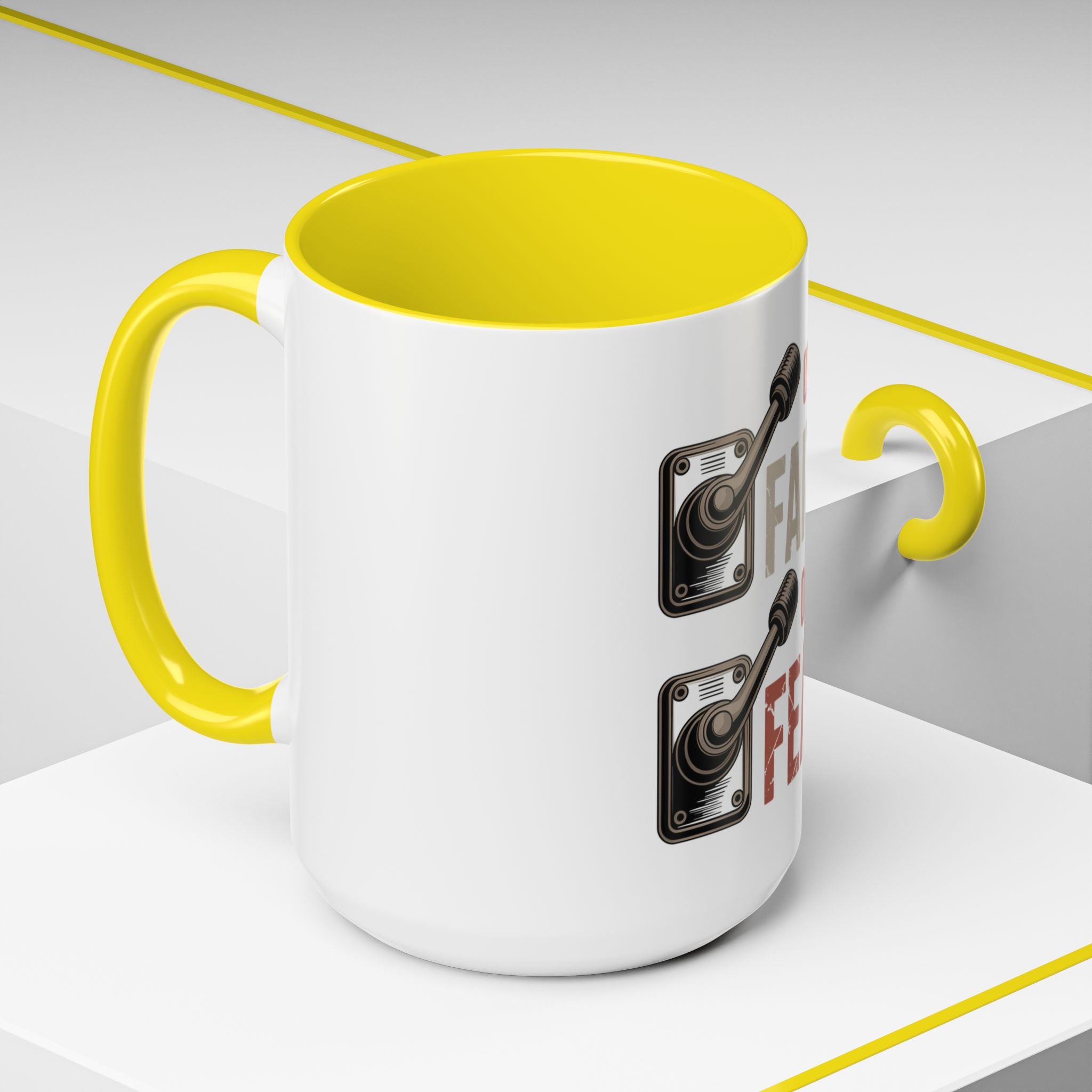 Faith On, Fear Off Coffee Mug