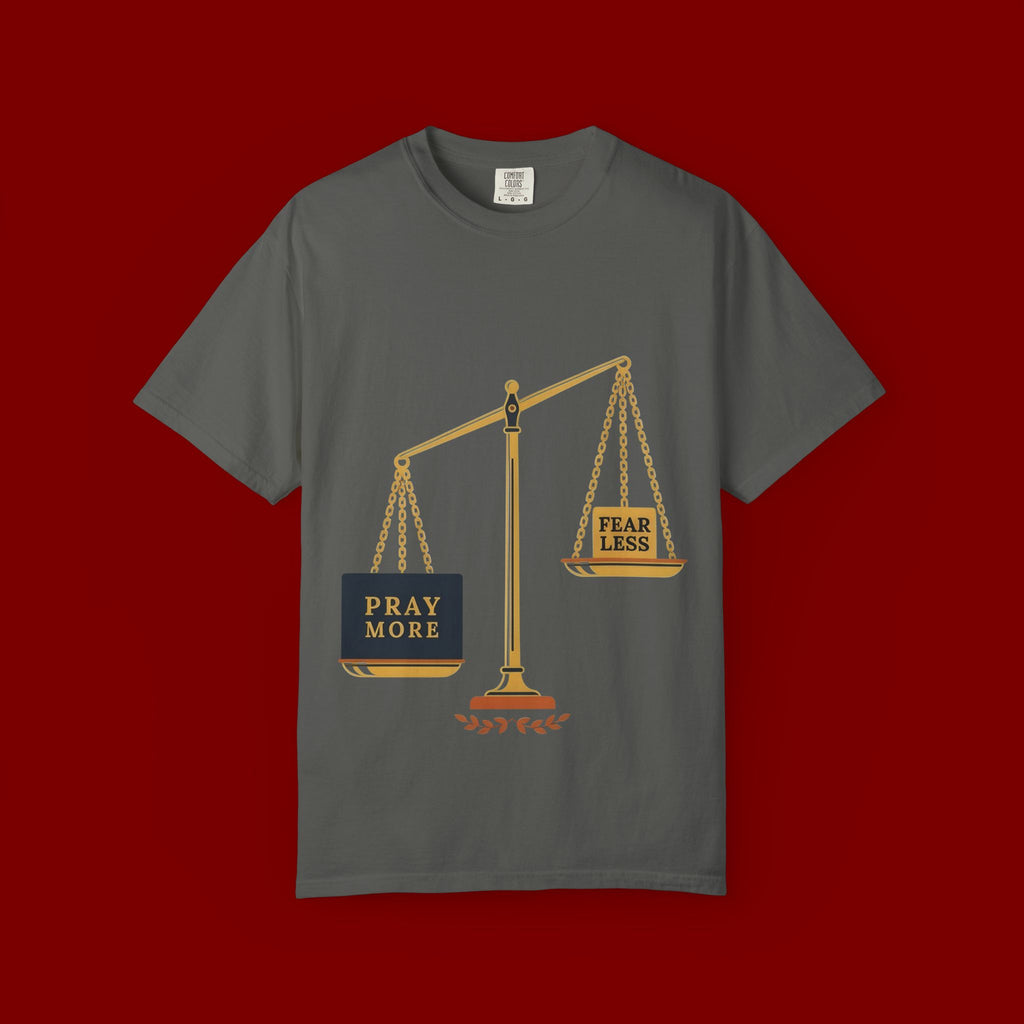Pray More Balance Scales T-Shirt