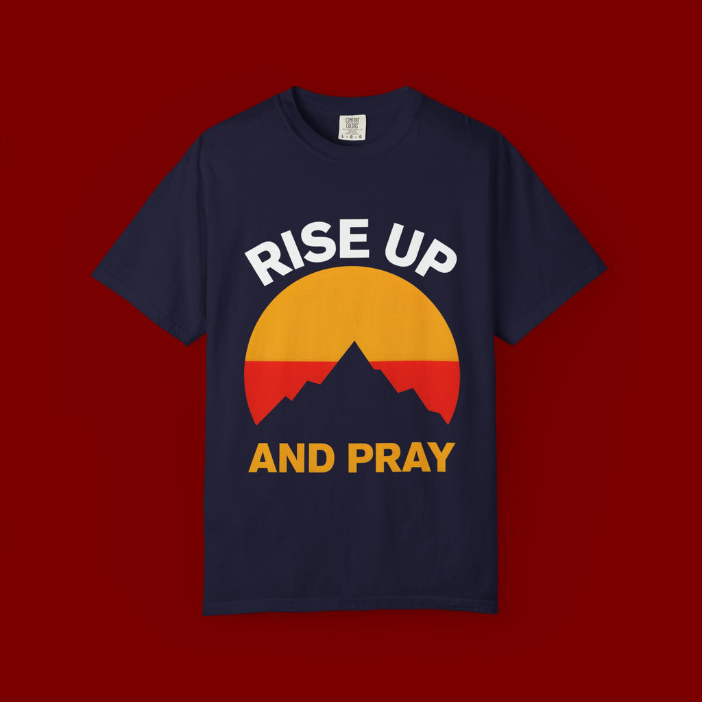 And Pray Mountain Sunset T-Shirt