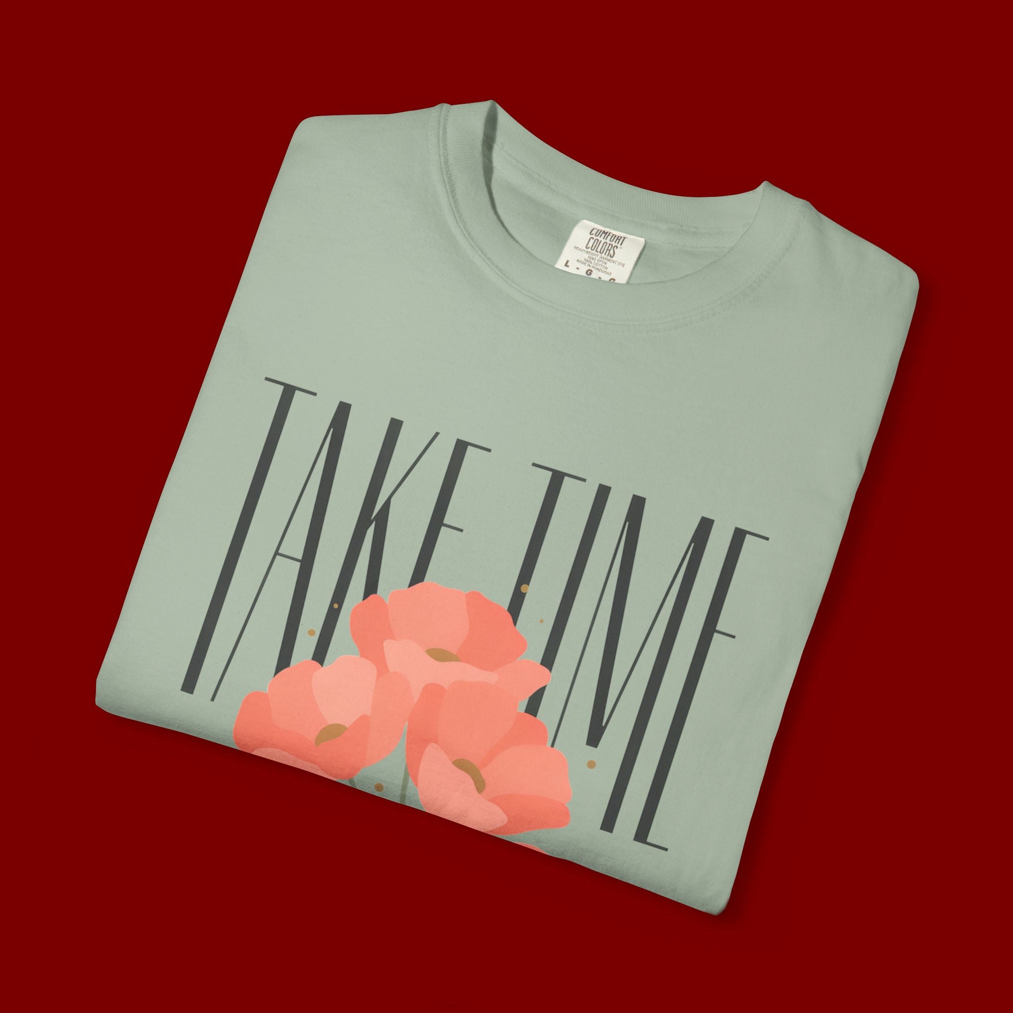 Take Time to Pray Floral T-Shirt — Christian Faith Graphic Tee
