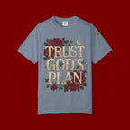 Trust God’s Plan T-Shirt — Floral Faith Graphic Tee