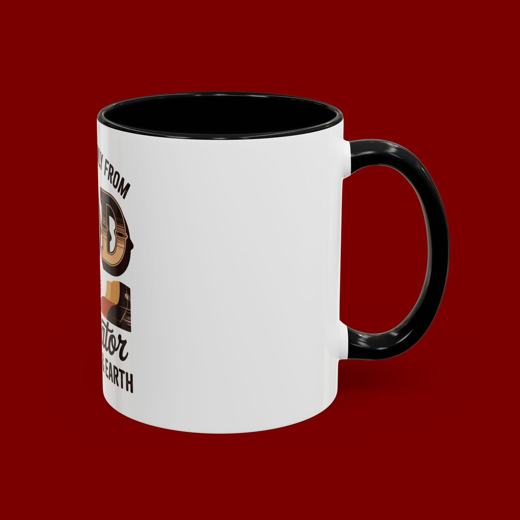 God-Themed Accent Coffee Mug – "My Help Is Only From God, The Creator of Heavens & Earth"