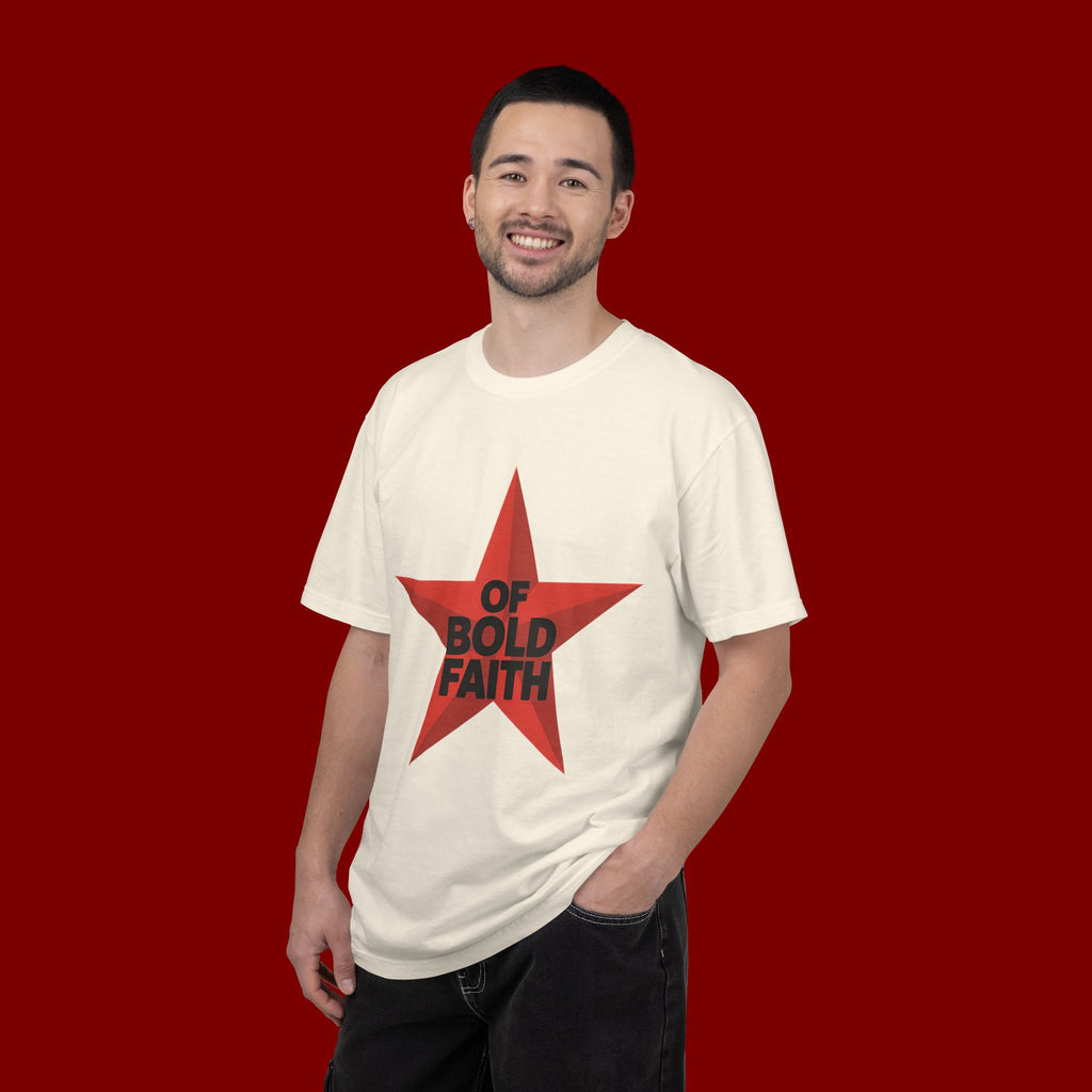 Bold Faith Star T-Shirt — "Of Bold Faith" Graphic Tee