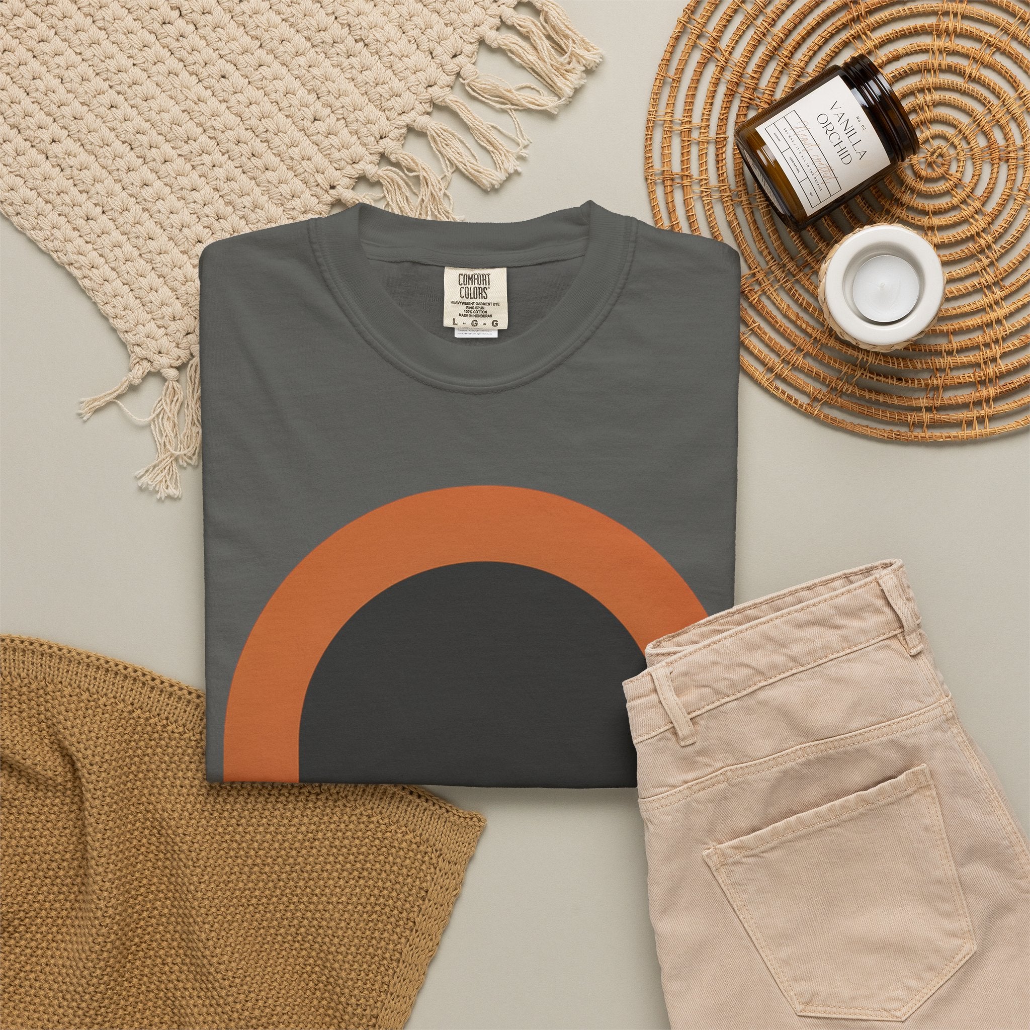 Still Faithful Sunset T-Shirt — Minimal Christian Graphic Tee