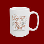 Daughter of the Light Ceramic Mug — Inspirational Floral Quote Coffee Cup (11oz, 15oz)