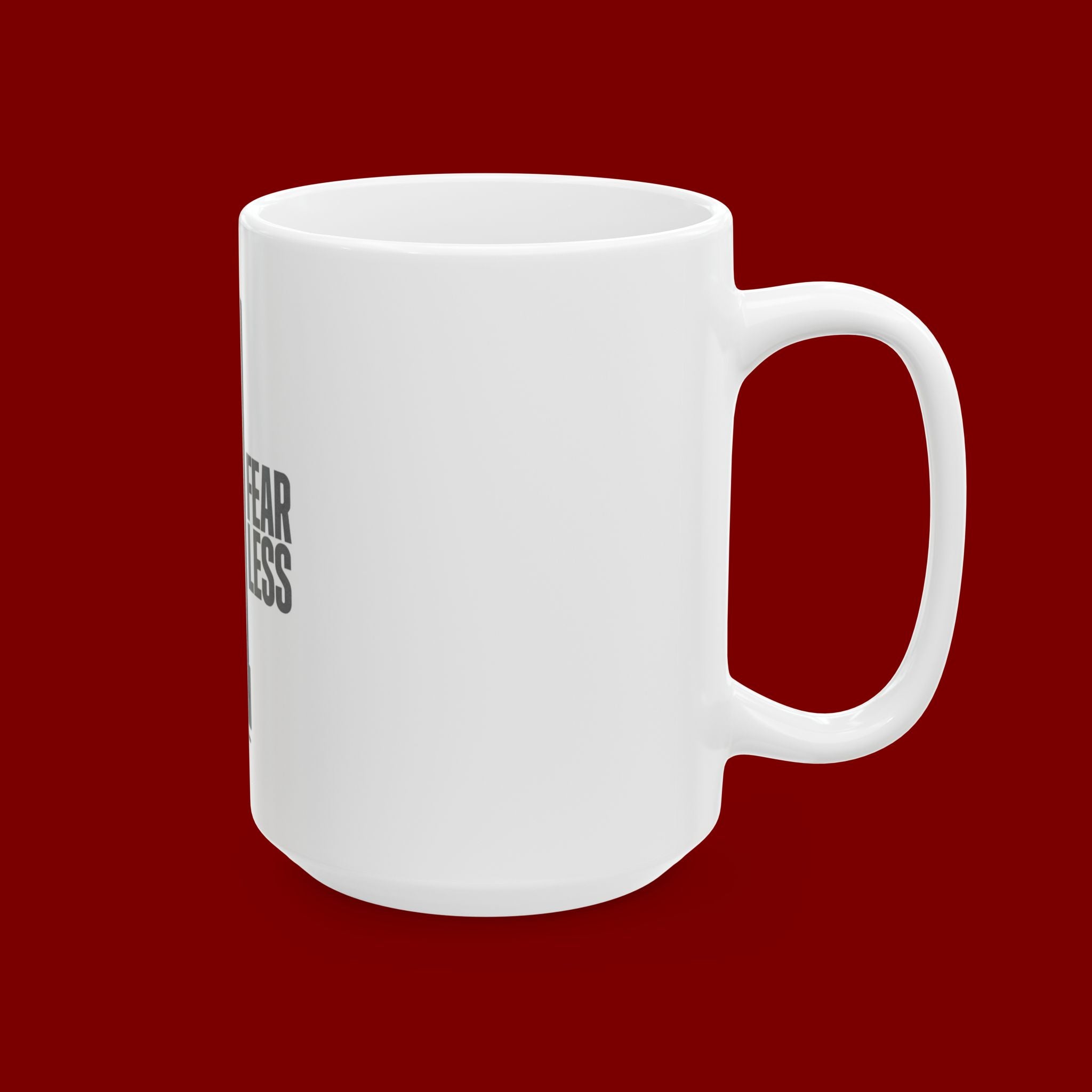 Pray More Fear Less Ceramic Mug – Inspirational Faith Coffee Cup (11oz/15oz)
