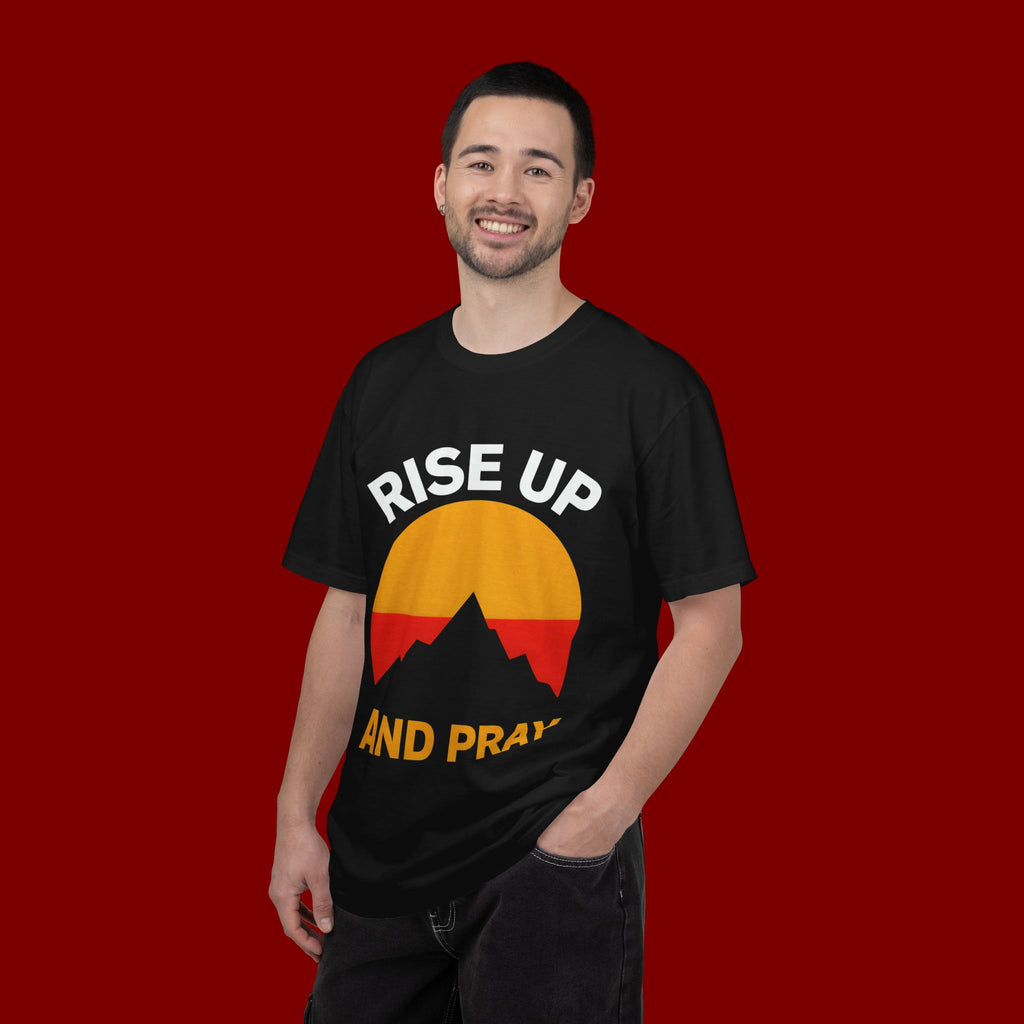 And Pray Mountain Sunset T-Shirt