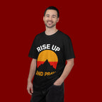 And Pray Mountain Sunset T-Shirt