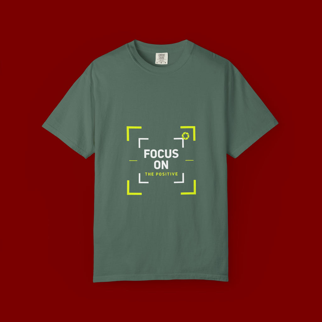 Minimalist 'Smile Frame' T-Shirt — Neon Accent Graphic Tee