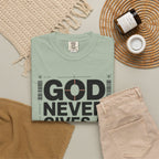 Christian Inspirational T-Shirt — "God Never Gives a Burden You Can't Bear" Motivational Tee