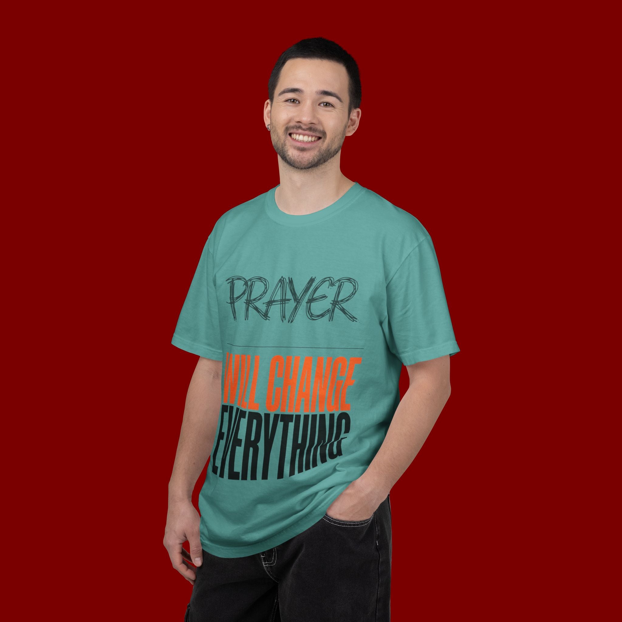 Prayer Will Change Everything T-Shirt — Inspirational Faith Tee