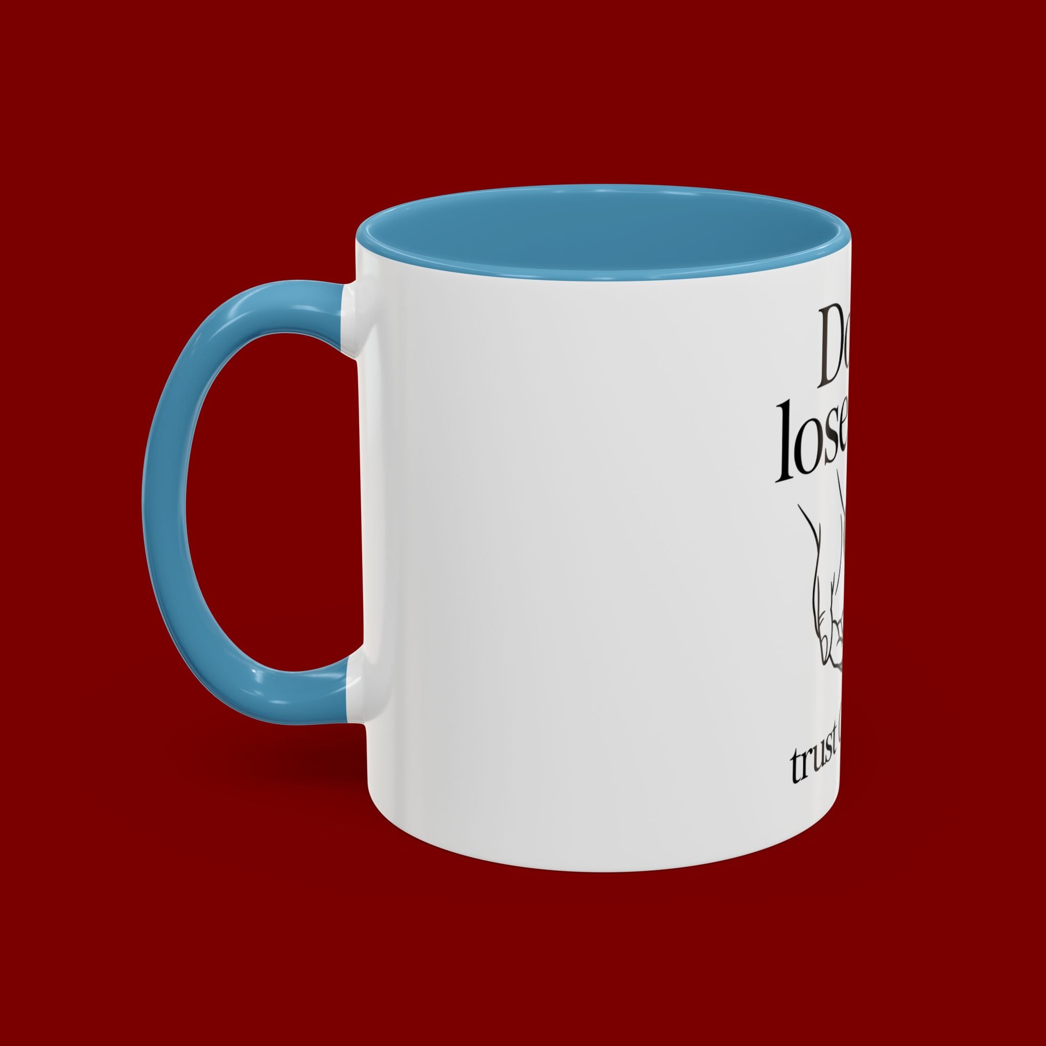 Do Not Lose Heart Accent Coffee Mug — Trust God’s Plan Inspirational Christian Mug