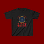 Do The Right Thing Kids T‑Shirt — Compass Graphic Moral Encouragement Tee