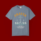Prayer Anchor T-Shirt — "Prayer: The Most Powerful Weapon of a Believer" Christian Faith Tee
