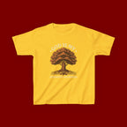 Autumn Oak Tree Kids T‑Shirt — Cozy Fall Nature Tee for Children