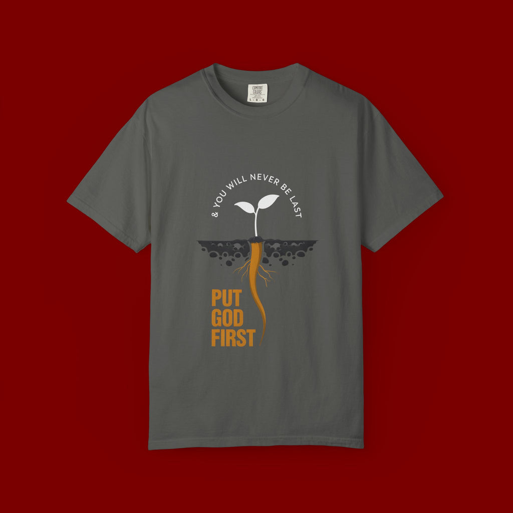 Put God First T-Shirt — Christian Faith Graphic Tee