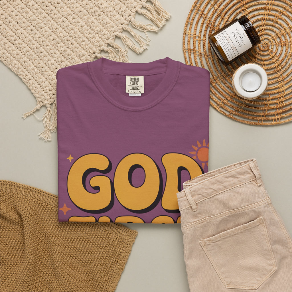 God First Bro T-Shirt — Retro Christian Faith Tee