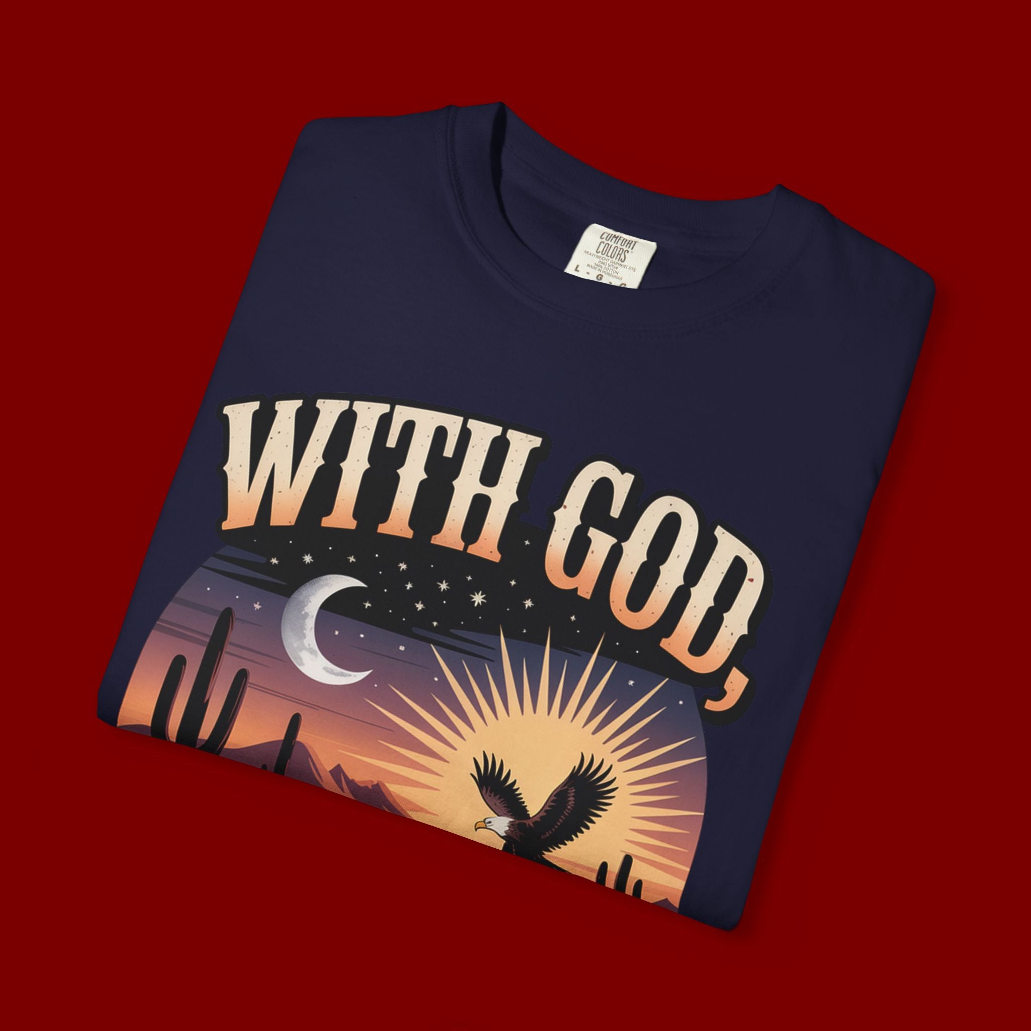 With God Every Hardship Brings Ease T-Shirt