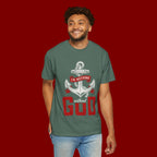 Faith Anchor T-Shirt — “I’m Nothing Without God” Christian Tee