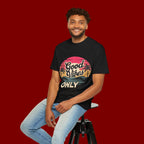 Good Vibes Only T-Shirt — Retro Sunset Palm Tee