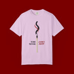 Matchstick Graphic T-Shirt — “Time Never Comes Again” Vintage-Inspired Tee