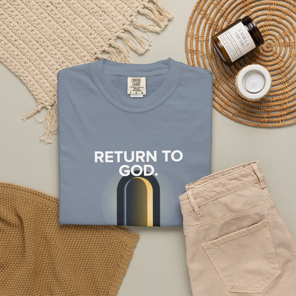 Mystic Doorway T-Shirt — Golden Arch Path Graphic Tee