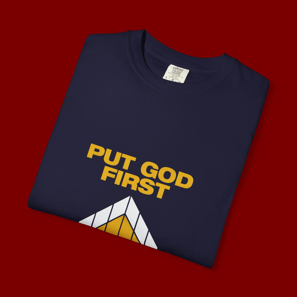 Put God First T-Shirt — Christian Faith Graphic Tee