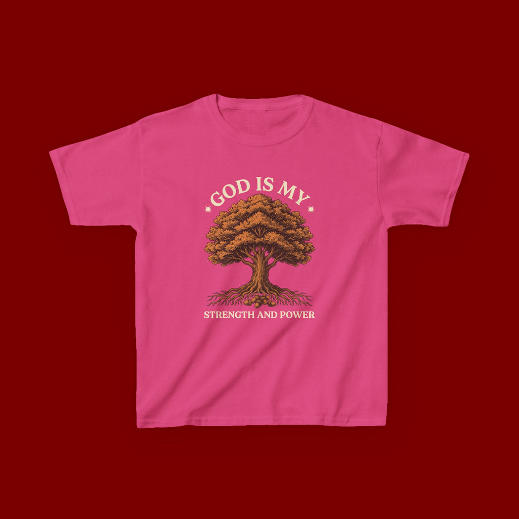 Autumn Oak Tree Kids T‑Shirt — Cozy Fall Nature Tee for Children